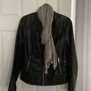 Kenneth Cole Reaction Faux Leather Jacket